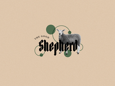 The Good Shepherd illustration psalm 23 series graphic shepherd