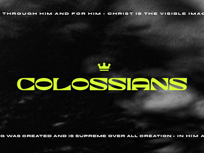 Series Graphic : Colossians colossians series graphic