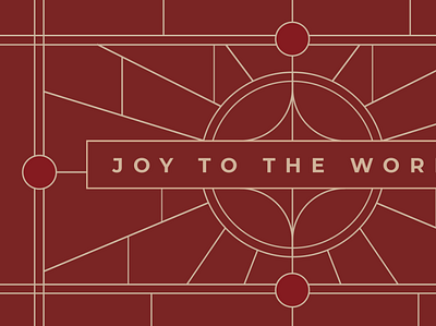 Joy to the World advent christmas patterns stained glass