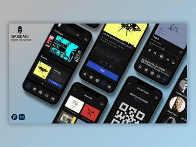 Bassiani Mobile App Concept