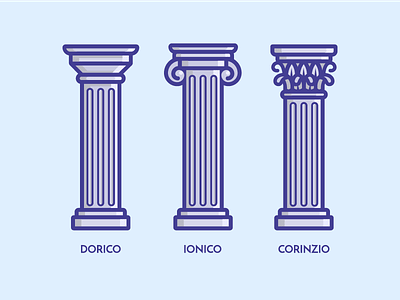 COLUMNS WITH DIFFERENT TYPES OF CAPITALS
