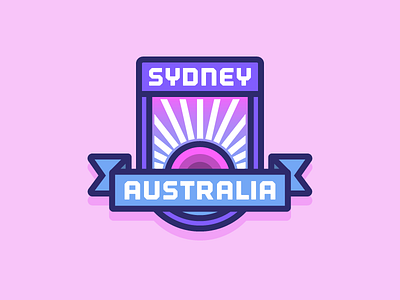 SNAPCHAT FILTER badge black orange patch snapchat sydney