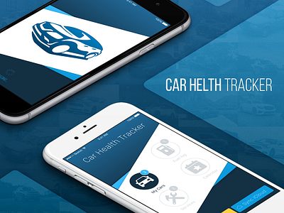 Car Health Tracker car ios iphone sketch tracker ui