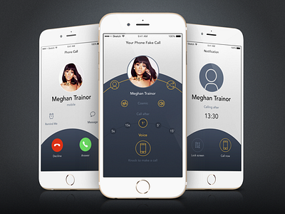 Your Phone Fake Call fake ios iphone phone sketch ui ux