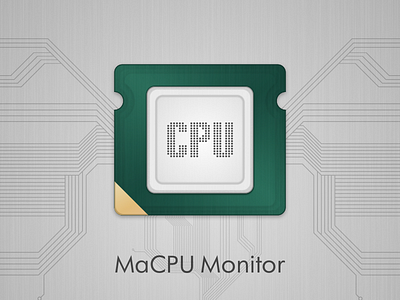 MaCPU Monitor Icon cpu el capitan icon mac mac icon osx sketch yosemite