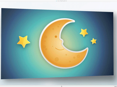 Icon "NightLight" (Parallax) apple tv icon icon nightlight parallax