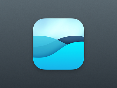 Icon Waves icon icon app sketch waves