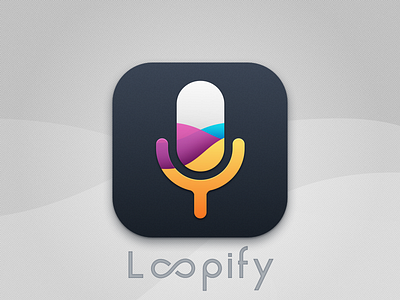 Loopify Icon icon ios loop microphone music sound