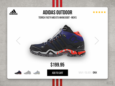 #Daily UI #033 - Customize Product 033 adidas customize product dailyui product sneakers