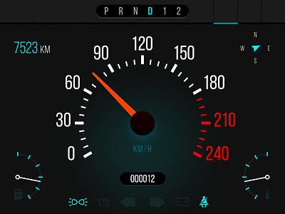 #Daily UI #034 - Car Interface