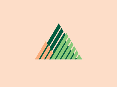 Mountain Logo geometric icon logo mountain