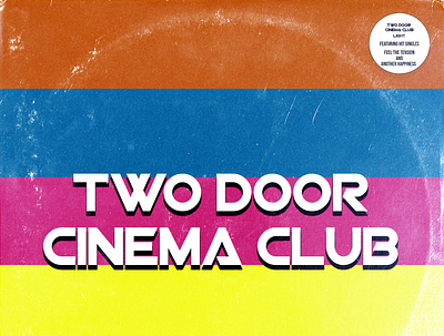 Two Door Cinema Club concept album design design graphic design