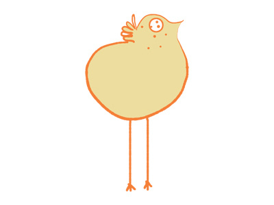 Birds 14 birds illustration orange yellow