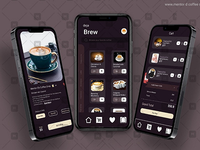 coffee shop mobile app redesign