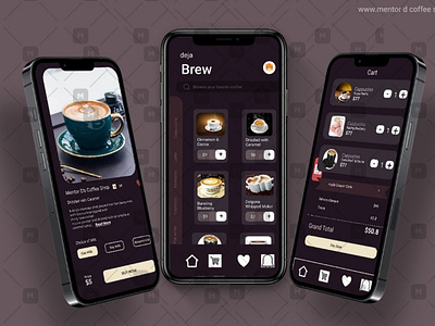 coffee shop mobile app redesign