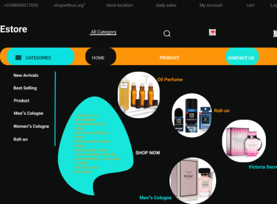 Estore web design