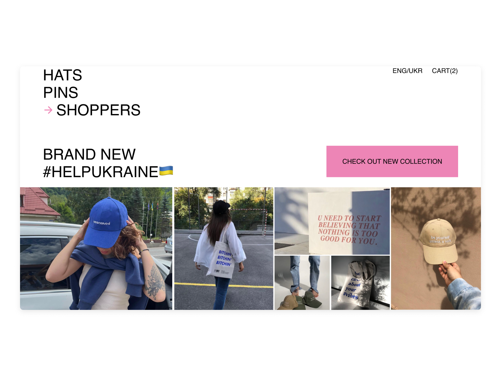 BITCHIN Online Shop Web Design By Kateryna Leshchenko On Dribbble   Frame 1 4x 