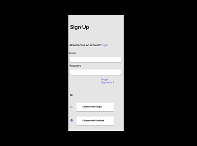 Simple Signup Page