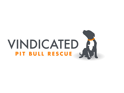 Pit Bull Rescue animals branding dogs illustration logo