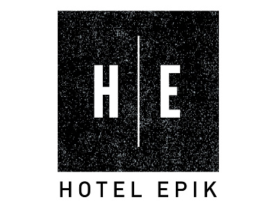 Hotel Epik boutique branding hotel logo print peppermint san fransisco