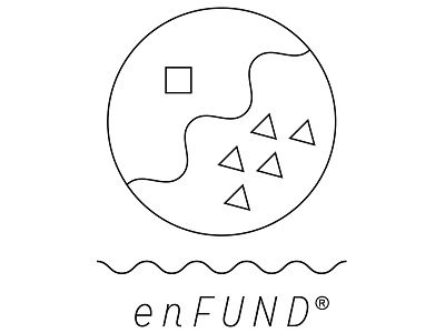 EnFUND Logo branding funding logo los angeles print peppermint