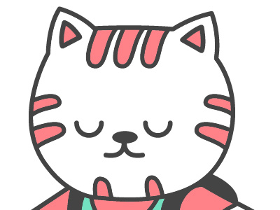 Peppermint Cat Mascot