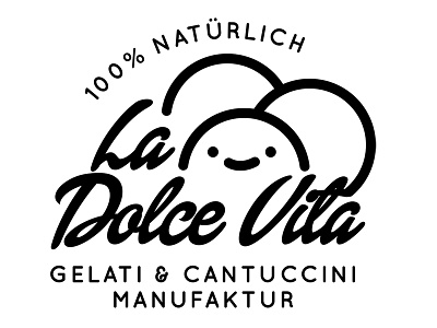 La Dolce Vita Logo gelato ice cream idea logo print peppermint