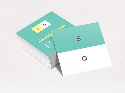 Questlove Design Template clean minimal questlove teal template yellow