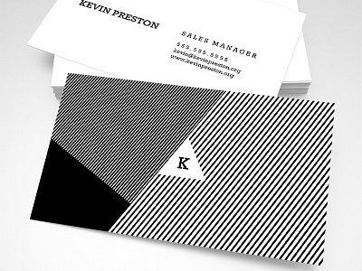 Design Template Shadowplay business card clean design minimal template