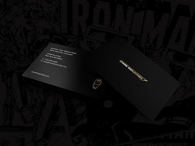 Tony Stark Ironman Business Card