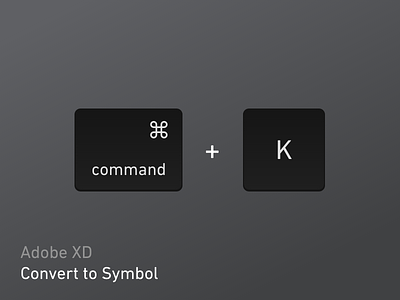 XD - Convert To Symbol keys macbook shortcut xd