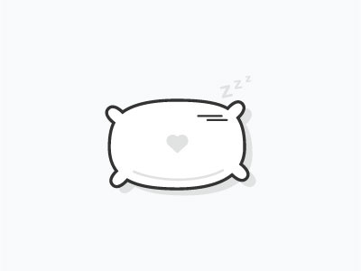 Daily Routine Icons - 9/10 icon icon set illustration pillow pillow icon sleep