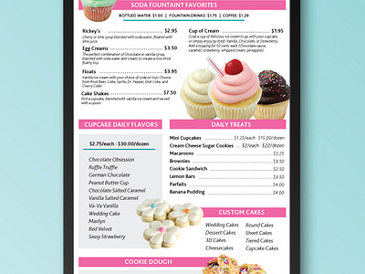 The Ruffled Cup Digital Menu by Lauren Stanley on Dribbble