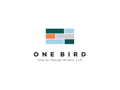 Logo Option 2 - One Bird Interior Design Studio, LLC branding bricks interior design logo logo option variation