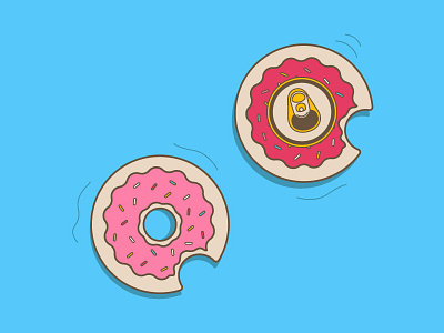 Donut Beverage Boats