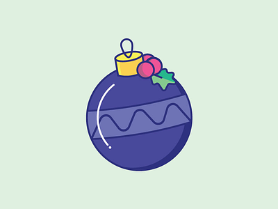 Inktober Day 17 | Ornament christmas creative daily challenge holiday icon icon design illustration inktober ornament vectober