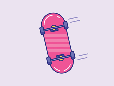 Inktober Day 20 | Tread color design icon icon design illustrator inktober line skate skateboard tread vectober