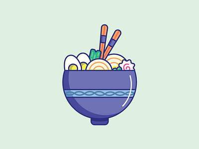 Inktober Day 25 | Tasty design food icon inktober ramen ramen noodles soup tasty vectober vectober 2019