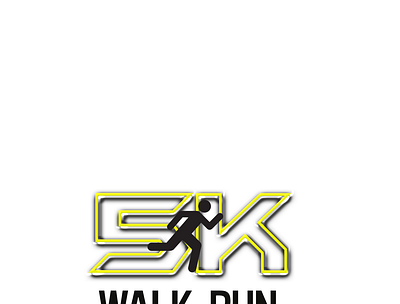 5K Walk-Run Event Logo and Name branding design logo