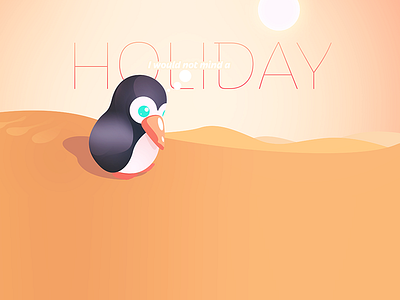 Holiday penguin