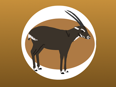 Endangered species: Saola app app design branding design endangered species illustration logo saola ui ui design ux ux design vector