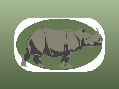 Javan rhinoceros - Endangered app app design branding dailyui design endangered species illustration logo product design ui ui design user interface design ux vector