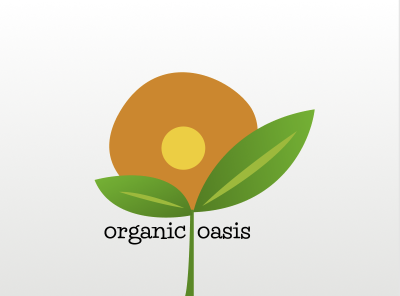 Organic food restaurant logo