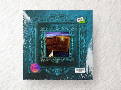 Dog in bluegreen frame 3d albumcover artwork bluegreenframe bookcover branding brochure design dog dream fantasy art graphicartwork illisionfantasyart illustration imagination photoshop posterartwork ruya template