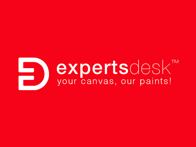 Logo Design Expertsdesk adobe illustrator brand emblem illustration logo logo design shape vector