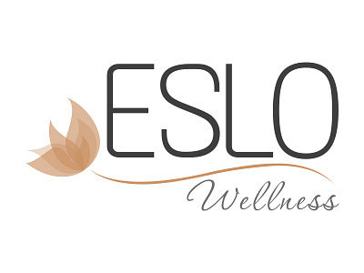 Logo Design Eslo Wellness adobe illustrator brand emblem illustration logo logo design shape vector