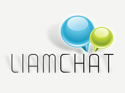 Logo Design Liam Chat adobe illustrator brand emblem illustration logo logo design shape vector
