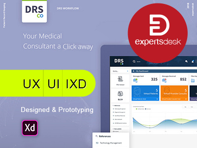 A glimpse of patients record keeping application UX adobe xd appointment dashboard doctor app hcd healthcare ideation ideo implementation inspiration interaction design medical app ui ux
