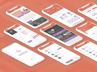 WATOG: Medical App adobe xd affinity app application design design thinking elearning figma fundraising invision medical app ui user experience user interaction user interface user journey user persona ux