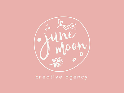 June Moon Creative Agency | Logo branding design logo ui